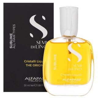 Alfaparf Milano Semi Di Lino Sublime Cristalli Liquidi The Original Pflege Ohne Spülung Für Den Haarglanz 50 Ml