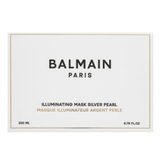 Balmain Illuminating Mask Silver Pearl Neutralisierende Haarmaske Für Platinblondes Und Graues Haar 200 Ml