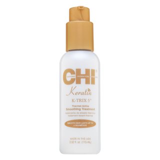 CHI Keratin K-Trix 5 Thermal Active Smoothing Treatment Glättende Styling-Milch Für Raues Und Widerspenstiges Haar 116 Ml