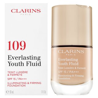 Clarins Everlasting Youth Fluid 109 Wheat Langanhaltendes Make-up Gegen Hautalterung 30 Ml