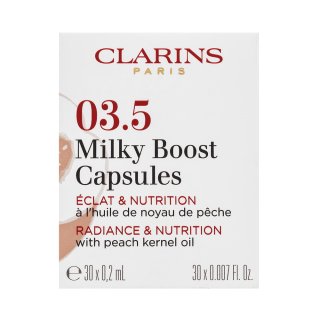 Clarins Milky Boost Capsules 03.5 Flüssiges Make Up Für Eine Einheitliche Und Aufgehellte Gesichtshaut 30 X 0,2 Ml