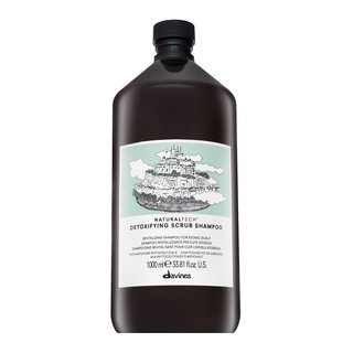 Davines Natural Tech Detoxifying Scrub Shampoo Peelingshampoo Für Schnell Fettendes Haar 1000 Ml