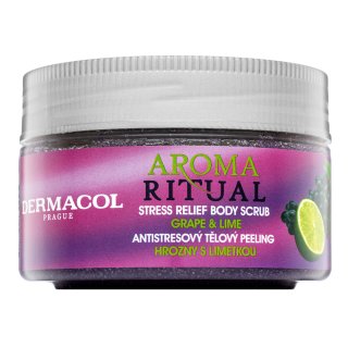 Dermacol Aroma Ritual Körperpeeling Stress Relief Body Scrub Grape & Lime 200 G