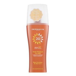 Dermacol Sun Water Resistant Sun Milk SPF20 Spray Selbstbräunungsmilch Im Spray 200 Ml