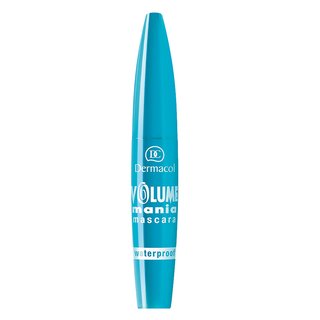 Dermacol Volume Mania Waterproof Mascara Wasserfeste Wimperntusche Für Verlängerte Wimpern Und Volumen Black 9 Ml