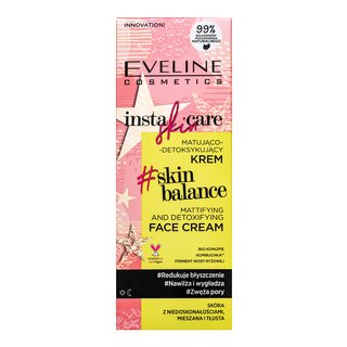 Eveline Insta Skin Care Skin Balance Mattifying And Detoxifying Face Cream Entgiftung Creme Für Problematische Haut 50 Ml