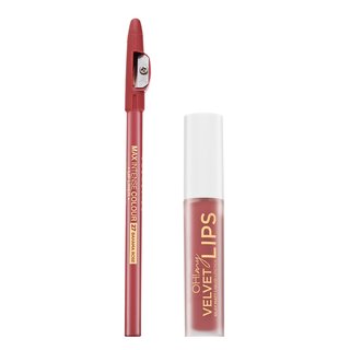 Eveline OH! My Velvet Lips Matt Lip Kit Lippenset Für Einen Matten Effekt 13 Brownie Biscotti 4,5 Ml