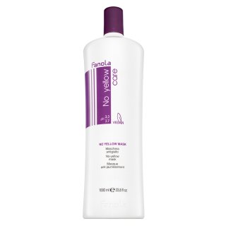 Fanola No Yellow Mask Haarmaske Für Platinblondes Und Graues Haar 1000 Ml