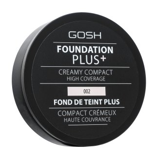 Gosh Foundation Plus + 002 Ivory Kompaktpräparat Für Einigung Des Farbigen Hauttones 9 G