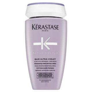 Kérastase Blond Absolu Bain Ultra-Violet Pflegeshampoo Für Platinblondes Und Graues Haar 250 Ml