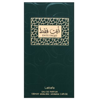 Lattafa Ente Faqat Eau De Parfum Unisex 100 Ml