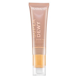 Makeup Revolution Super Dewy Skin Tint Moisturizer - Light Beige Tonisierende Feuchtigkeitsemulsion 55 Ml