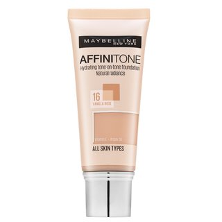 Maybelline Affinitone Hydrating Tone-on-tone Foundation Flüssiges Make Up Mit Hydratationswirkung 16 Vanilla Rose 30 Ml