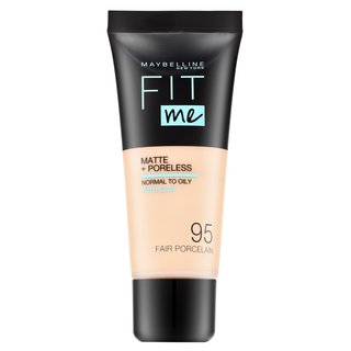 Maybelline Fit Me! Foundation Matte + Poreless Flüssiges Make Up Mit Mattierender Wirkung 095 Fair Porcelain 30 Ml