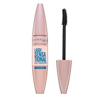 Maybelline Lash Sensational Waterproof Mascara Wasserfeste Wimperntusche Für Verlängerte Und Geschwungene Wimpern Black 9,4 Ml