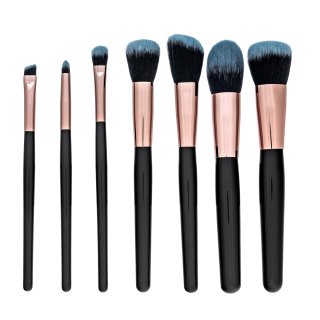 MIMO Makeup Brush Set Black 7 Pcs Pinselset