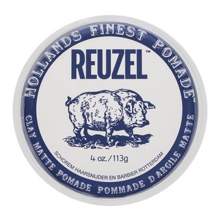 Reuzel Clay Matte Pomade Modellierpaste Für Einen Matten Effekt 113 Ml