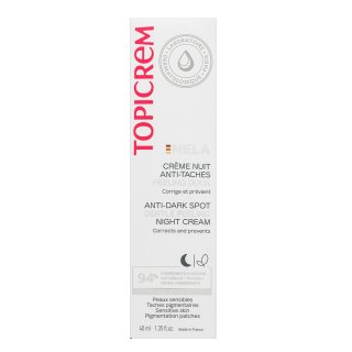 Topicrem MELA Nachtcreme Anti-Dark Spot Gentle Peeling Night Cream 40 Ml