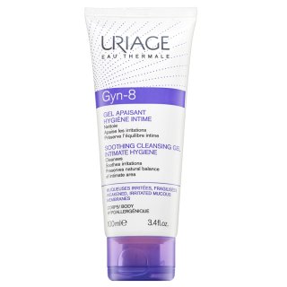 Uriage Gyn-8 Soothing Cleansing Gel Intimate Hygiene Beruhigende Emulsion Gegen Hautreizungen 100 Ml