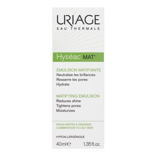 Uriage Hyséac Mat' Matifying Emulsion Mattierendes Hautgel Für Fettige Haut 40 Ml