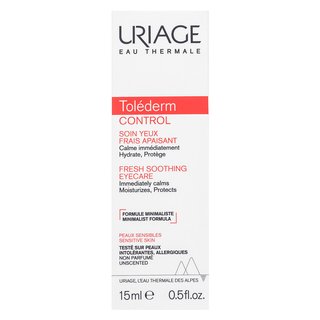 Uriage Toléderm Fresh Soothing Eyecare Hydratationscreme Für Den Augenbereich Zur Beruhigung Der Haut 15 Ml