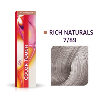 Wella Professionals Color Touch Rich Naturals Professionelle Demi-permanente Haarfarbe Mit Einem Multidimensionalen Effekt 7/89 60 Ml