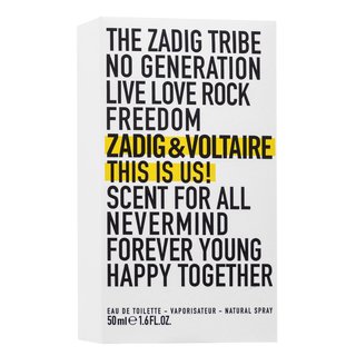 Zadig & Voltaire This Is Us! Eau De Toilette Unisex 50 Ml